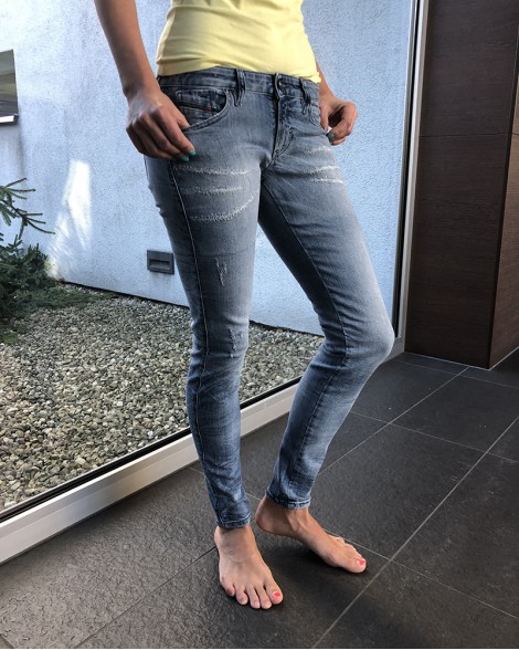 Džíny dámské Diesel GRACEY modré